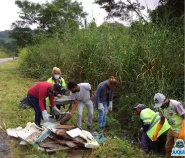 Prefeitura Realiza Limpeza nas Margens da Rodovia Juquiá - Sete Barras