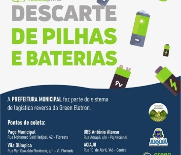 Imagem Recicle - Descarte Suas Pilhas e Baterias