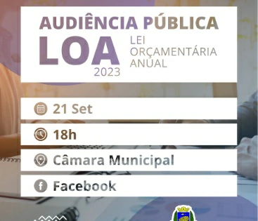 Imagem Audiência Pública para Demonstração da LOA 2023
