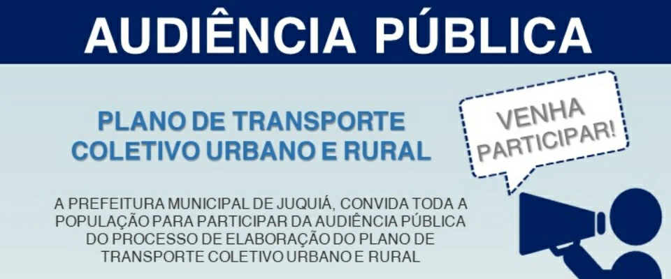 Audiência Pública sobre Plano de Transporte Coletivo Urbano e Rural