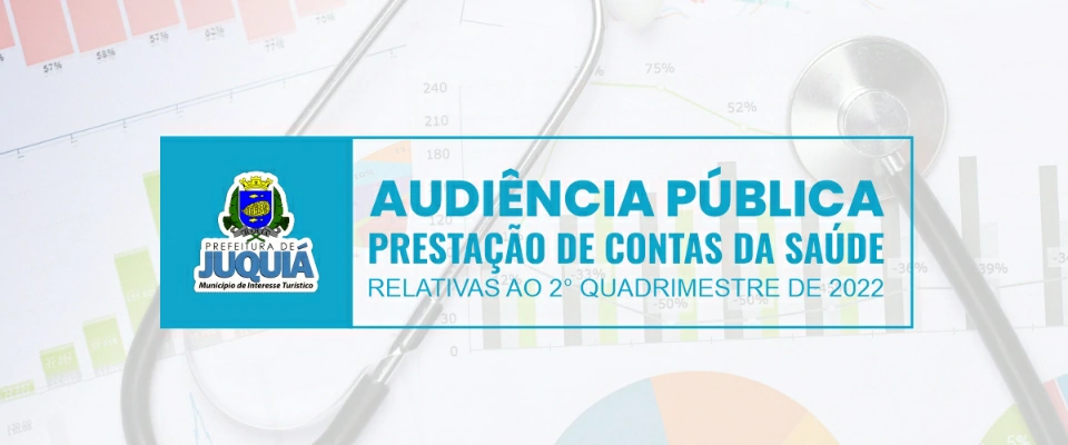 Audiência Pública da Saúde para Prestação de Contas Relativas ao 2° Quadrimestre de 2022