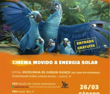 Primeiro Cinema Solar do Brasil Chega a Juquiá nesta Semana