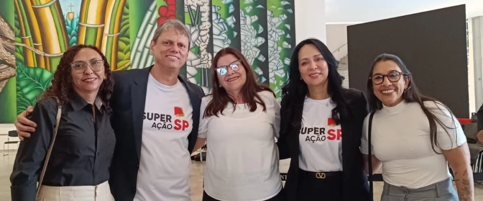 Primeira-dama de Juquiá participa de lançamento de programa do Governo do Estado de SP - SuperAção SP
