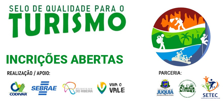 Insrições Abertas para Obtenção do Selo de Qualidade para o Turismo