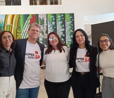 Primeira-dama de Juquiá participa de lançamento de programa do Governo do Estado de SP - SuperAção SP